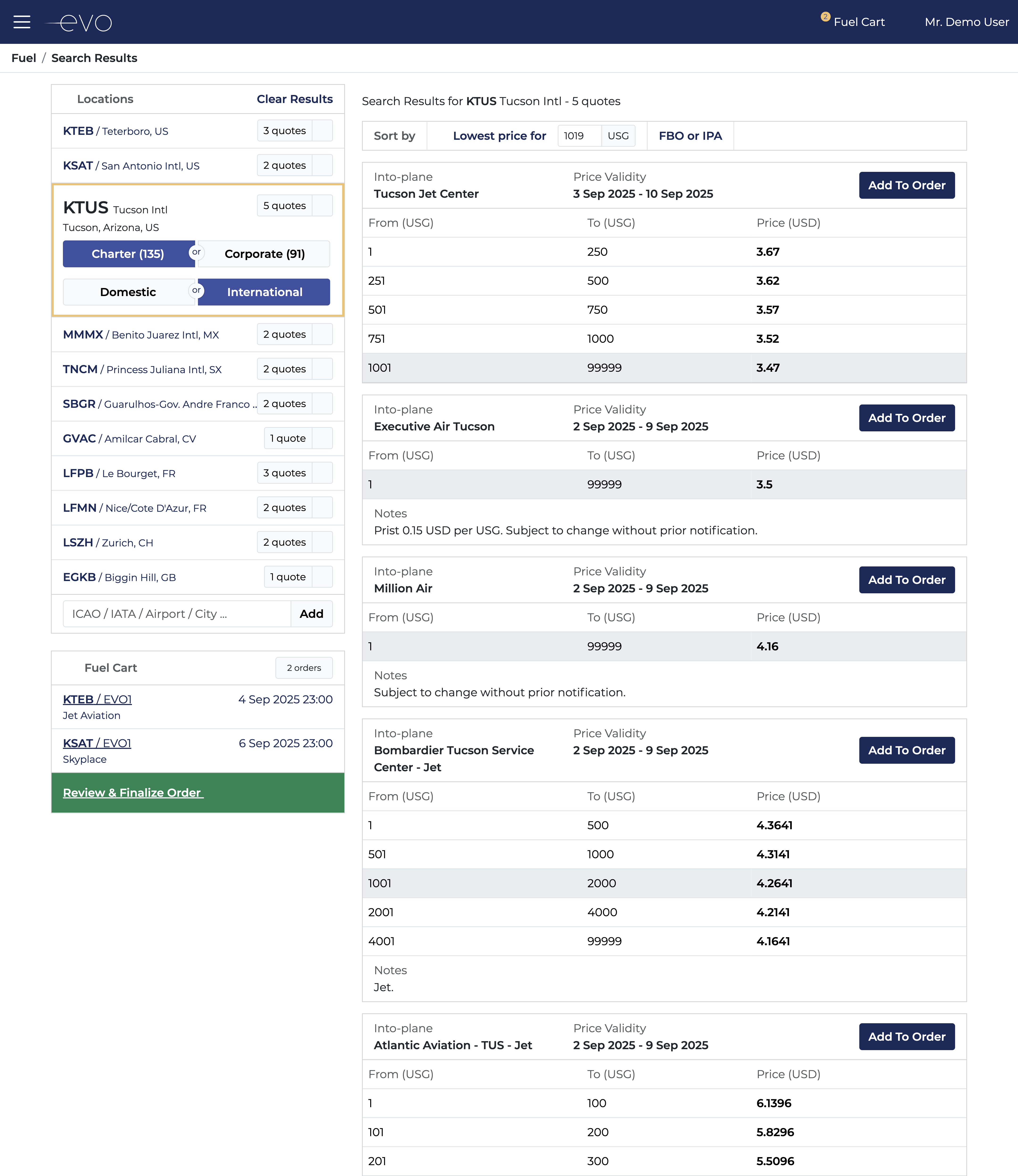 Fuel Web - Find the Best Jet Fuel Prices - Fast